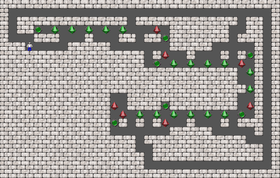 Sokoban Bugs550 collection level 144